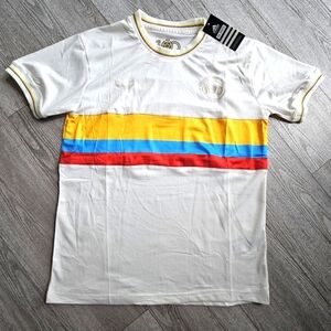 ADDIDAS Colombia soccer Shirt Multicolor Striped Men's Shirt